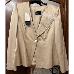 Giorgio Armani Silk Blazer EU size 50 US size 16/18 NWT